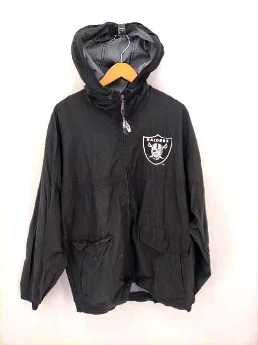 STARTER(スターター) NFL RAIDERS ナイロンパーカー メンズ import：M