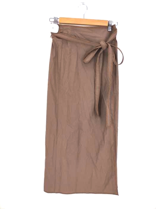 lawgy(ラウジー) bicolor wrap skirt レディース  FREE