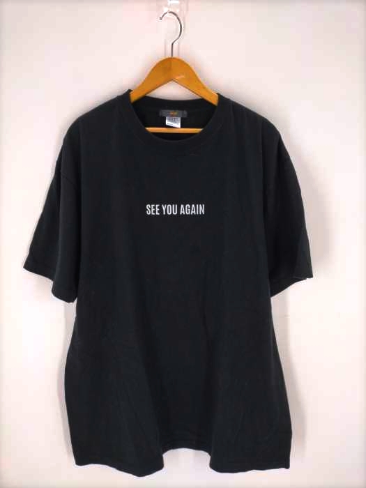 PLUG(プラグ) see you again バックプリント半袖Tシャツ メンズ XXXL