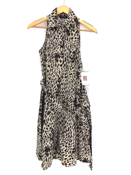 MAX & CO.(マックスアンドコー) DRESS レオパード柄 ノースリーブ シャツワンピース レディース JPN：40