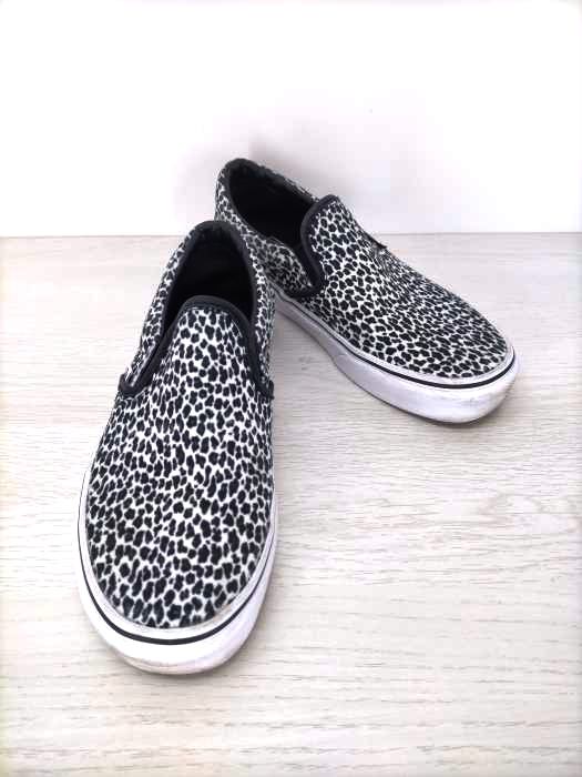 VANS(バンズ) レオパード柄スリッポン レディース JPN：23