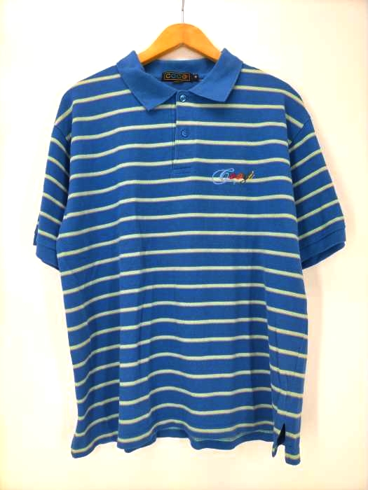 COOGI(クージー) ボーダーポロシャツ メンズ import：XL