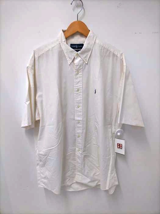 RALPH LAUREN(ラルフローレン) BLAKE ポリコットン半袖ボタンダウンシャツ メンズ JPN：XL