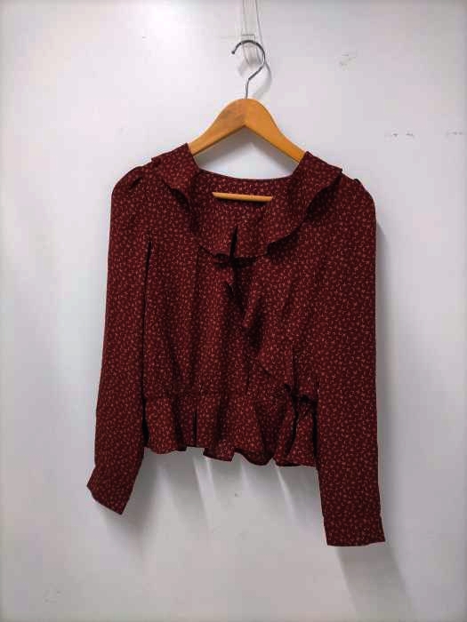 SLY(スライ) DARK MOSS FRILL BL レディース  1