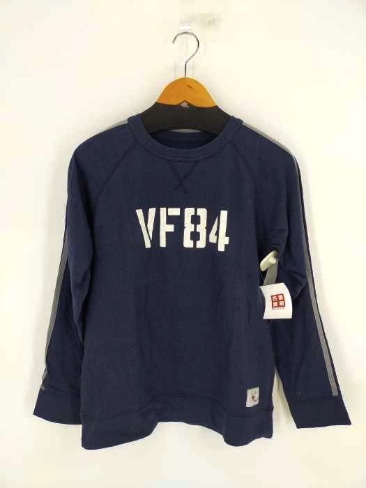 快晴堂謹製(カイセイドウキンセイ) VF84 ステンシルフォントラバープリント ラグランカットソー メンズ JPN:S