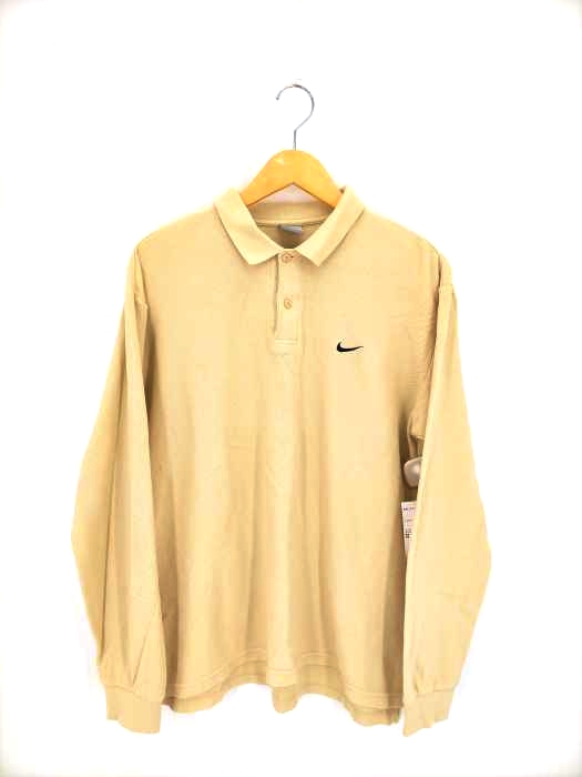 NIKE(ナイキ) ワンポイントロゴ L/Sポロシャツ メンズ import：L