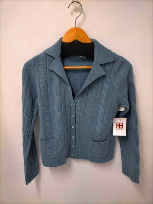 USED古着(ユーズドフルギ) {{Blue les copains}} ニットポロカーディガン レディース  42