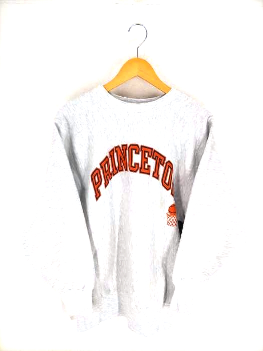 Champion(チャンピオン) 90S 刺繍タグ REVERSE WEAVE メキシコ製 PRINCETON クルーネックスウェット メンズ  XL