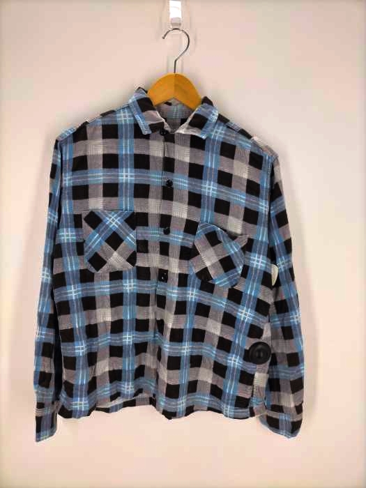 USED古着(ユーズドフルギ) {{Tupelo sportswear}}50-60S 開襟ネルシャツ メンズ JPN：M