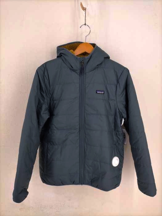 パタゴニア patagonia 21AW ロゴ刺繍 リバーシブルフリースジャケット レディース JPN：XXL