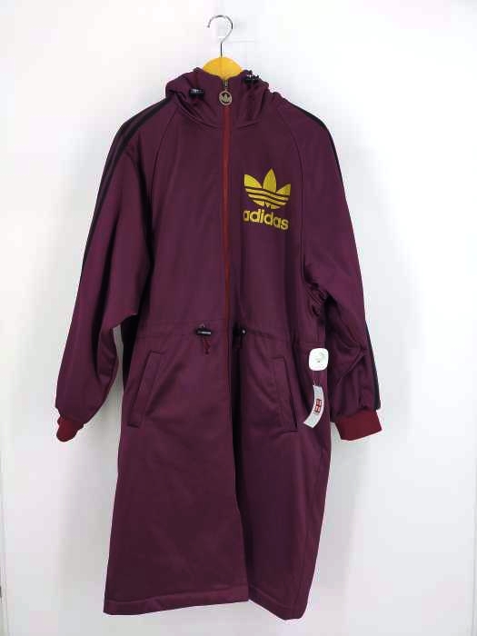 アディダス adidas デサント製 フリースライナー フーデットコート メンズ JPN：M