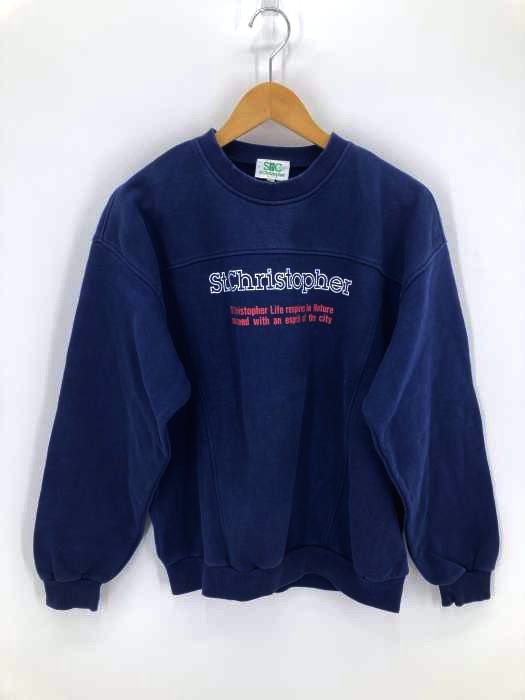 USED古着(ユーズドフルギ) St.Christopher パネルスウェットプルオーバー メンズ  L