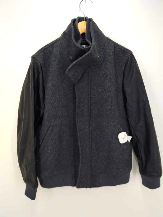 JUNRed(ジュンレッド) フェイクレザー切り替えスタジャン メンズ アウター ジャケット