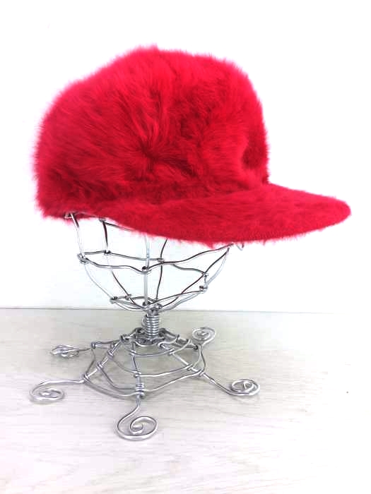 KANGOL(カンゴール) シャギー ロゴ刺繍 帽子 キャップ レディース XL