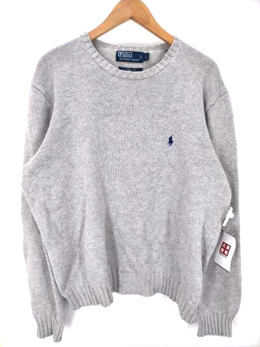 Polo by RALPH LAUREN(ポロバイラルフローレン) ポニー刺しゅう コットンニット メンズ import:L