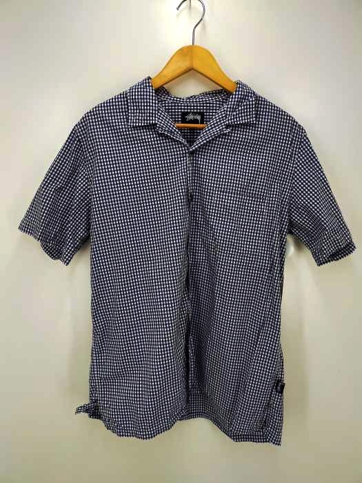 Stussy(ステューシー) ギンガムチェックオープンカラーS/Sシャツ メンズ JPN:L