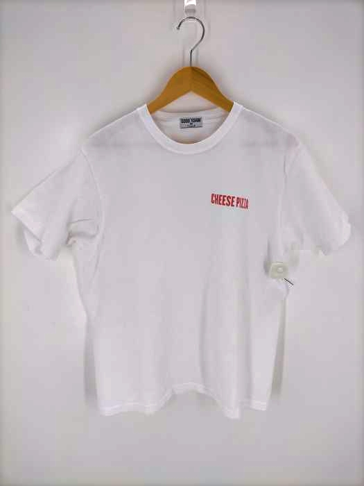 GOOD TOWN by Frederick(グッドタウンバイフレデリック) CHEESE PIZZA プリント半袖Tシャツ メンズ 表記無