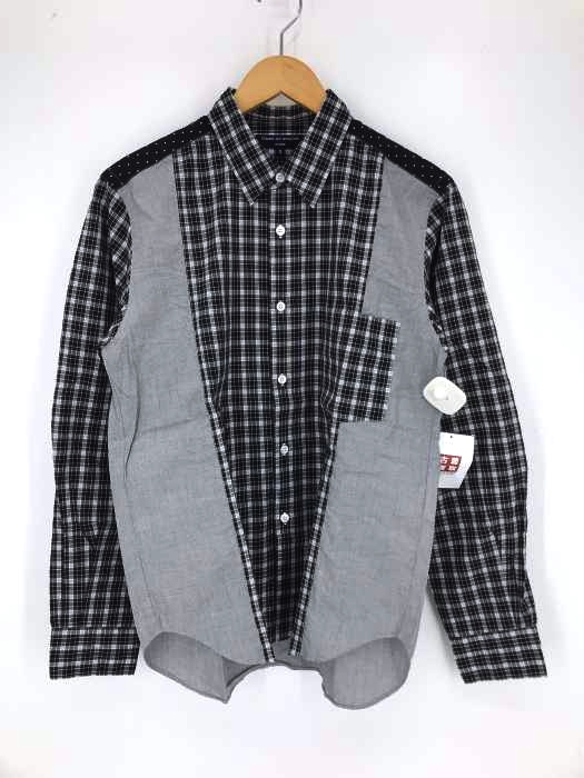 COMME des GARCONS HOMME(コムデギャルソンオム) 柄切替ポケットシャツ メンズ JPN:S
