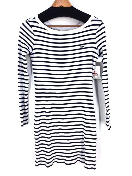 LACOSTE(ラコステ) ボーダーロングTシャツ レディース 36