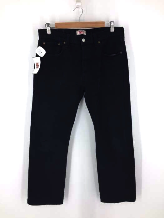 Levis(リーバイス) UK製 501 先染め ブラックデニムパンツ メンズ  W34