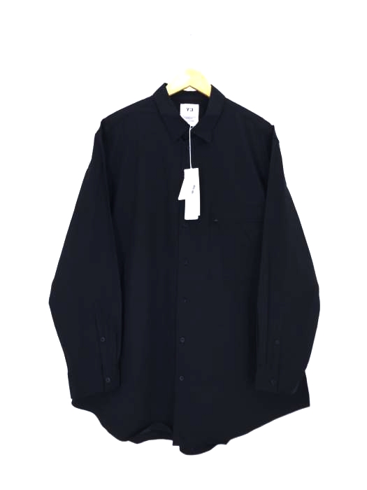 Y-3(ワイスリー) CLASSIC CHEST LOGO BUTTON-DOWN SHIRT メンズ JPN：XL