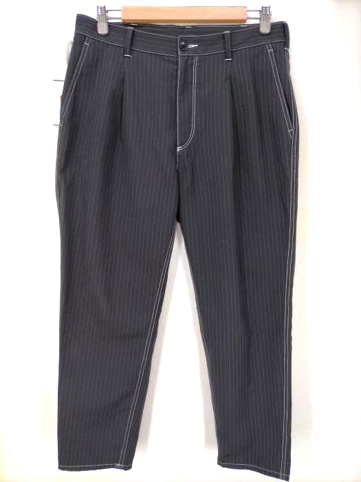 BEAUTY & YOUTH UNITED ARROWS(ビューティーアンドユースユナイテッドアローズ) ストライプ ステッチ ワーク アンクルパンツ メンズ JPN：L