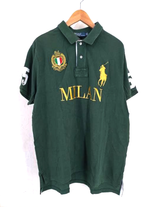 Polo by RALPH LAUREN(ポロバイラルフローレン) ロゴ刺繍 ナンバリングポロシャツ メンズ XXL