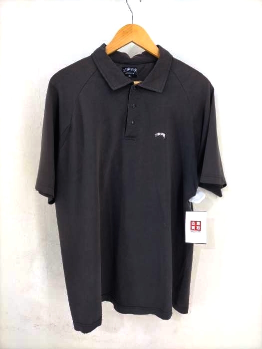 Stussy(ステューシー) ロゴプリント半袖ポロシャツ メンズ JPN:XL
