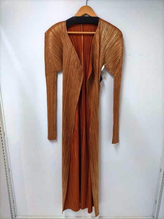 PLEATS PLEASE ISSEY MIYAKE(プリーツプリーズイッセイミヤケ) コーティング加工プリーツガウン レディース US：4