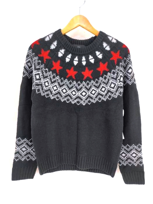 アズールバイマウジー AZUL by moussy FAIR ISLE STAR KNIT メンズ  S