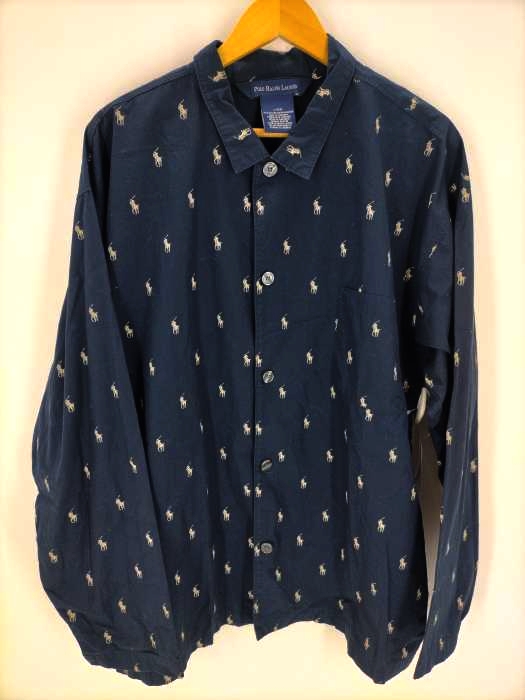 POLO RALPH LAUREN(ポロラルフローレン) ポニープリントパジャマシャツ メンズ JPN：L