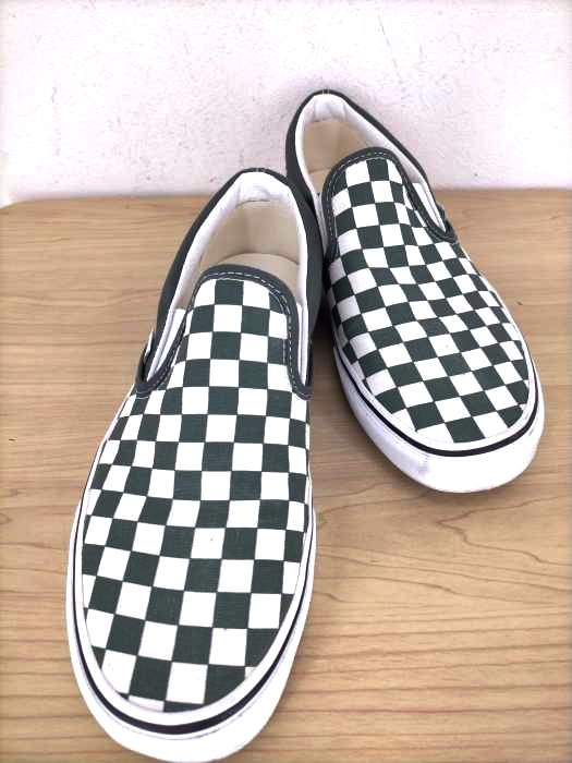 VANS(バンズ) チェッカーフラッグ スリッポン メンズ  US9.5