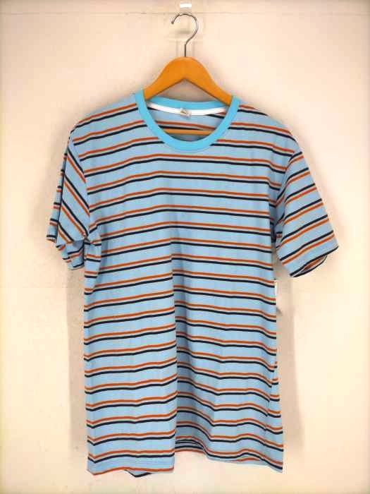 USED古着(ユーズドフルギ) マルチボーダークルーネックTシャツ メンズ JPN：XL