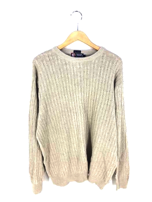 チャップスラルフローレン CHAPS RALPH LAUREN リネンコットンニット メンズ import：L