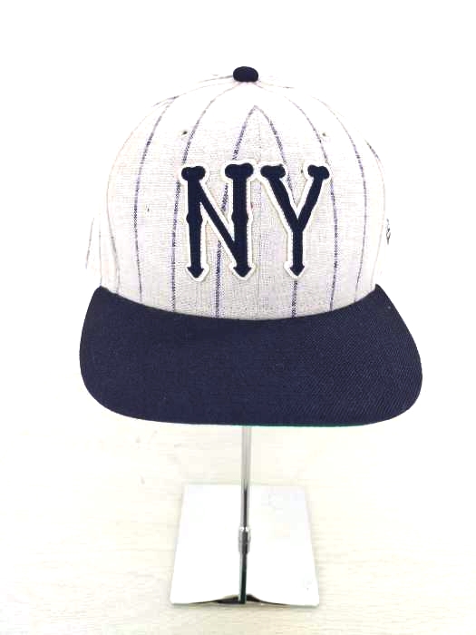 ニューエラ NEWERA 59FIFTY NYワッペン リネンコットン ベースボールキャップ メンズ 7 1/2