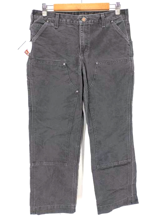 カーハート Carhartt メキシコ製 RELAXED FIT デニムダブルニーパンツ ブラック メンズ  8