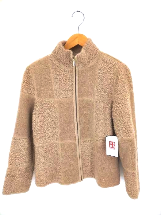 レリアン Leilian モヘア カシミヤ混 パッチワーク ドライバーズニット レディース  9
