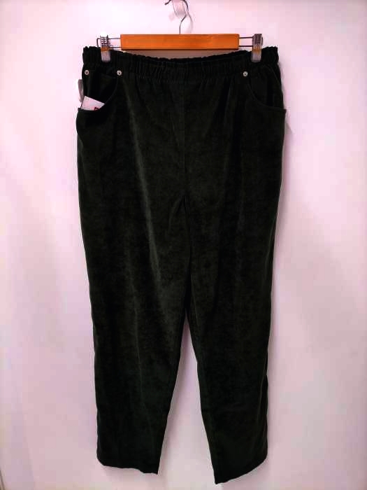 デニムアンドコー Denim&Co ポリイージーパンツ レディース  L