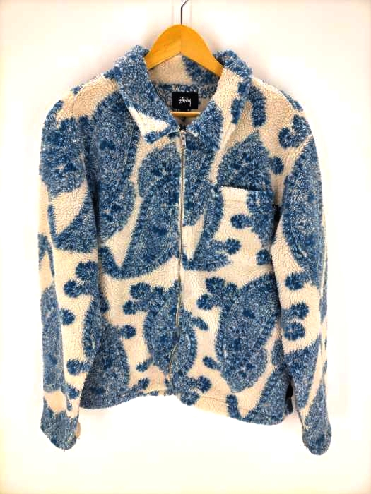 ステューシー Stussy 20AW Big Paisley Full Zip Sherpa メンズ  L