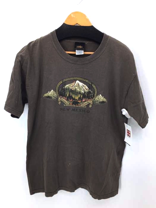 USED古着(ユーズドフルギ) 90S PRAIRIE MOUNTAIN フロントプリントTシャツ メンズ トップス Tシャツ・カットソー