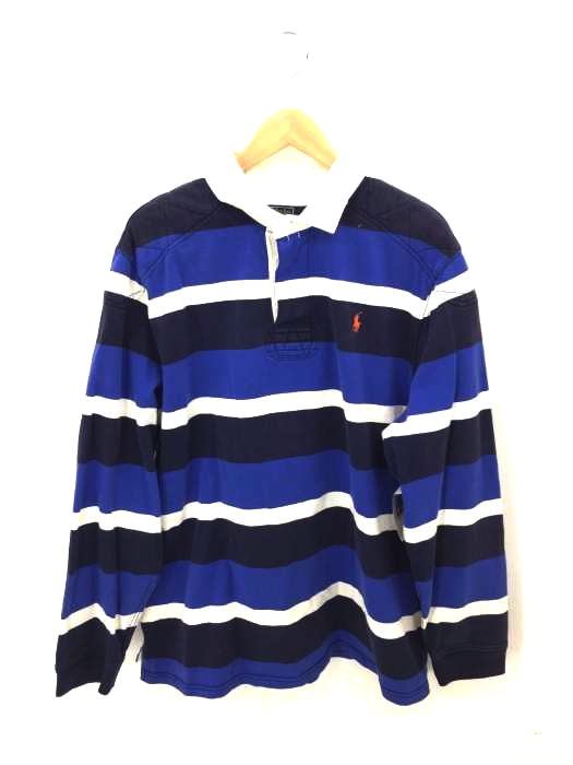 Polo by RALPH LAUREN(ポロバイラルフローレン) ボーダーラガーシャツ メンズ import：XXL