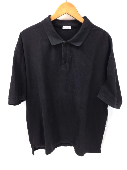Steven Alan(スティーブンアラン) KANOKO SHORT SLEEVE POLOSHIRT-BOX ポロシャツ メンズ JPN:L