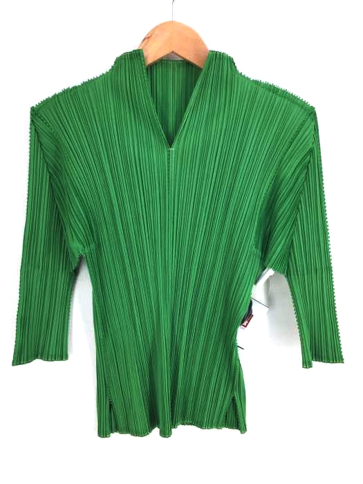 PLEATS PLEASE ISSEY MIYAKE(プリーツプリーズイッセイミヤケ) サイドスリット プリーツカットソー レディース  4