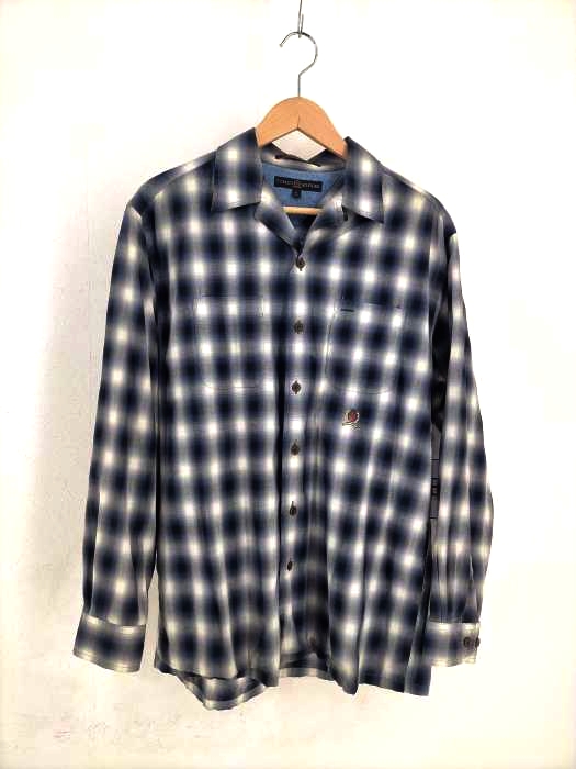 TOMMY HILFIGER(トミーヒルフィガー) ループボタン オンブレチェック 