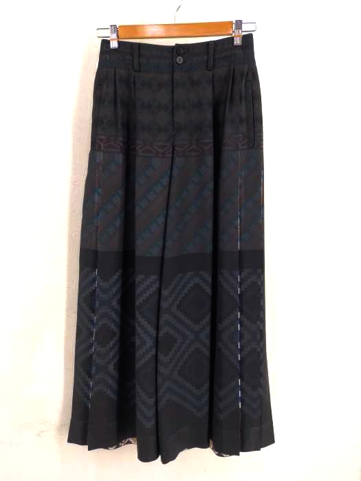 ISSEY MIYAKE(イッセイミヤケ) 17SS サイドプリーツワイドパンツ レディース JPN：1