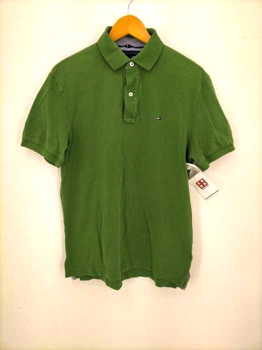 TOMMY HILFIGER(トミーヒルフィガー) フロントロゴポロシャツ メンズ JPN：M