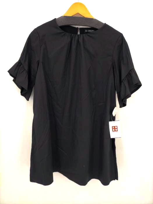 ZARA(ザラ) フレアスリーブワンピース レディース import：M