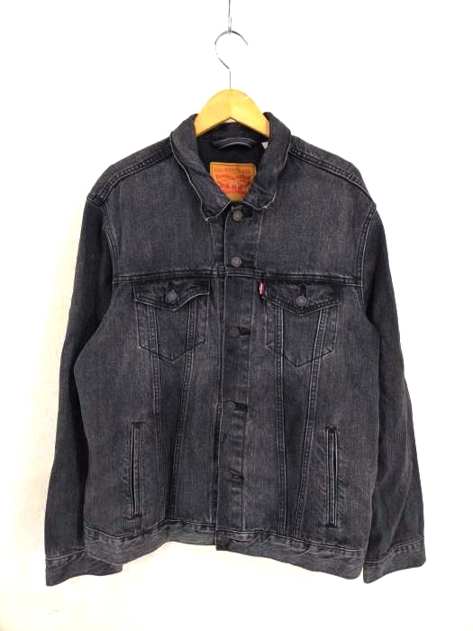 Levi‘s(リーバイス) 72334 ブラックデニムトラッカージャケット メンズ JPN：XL