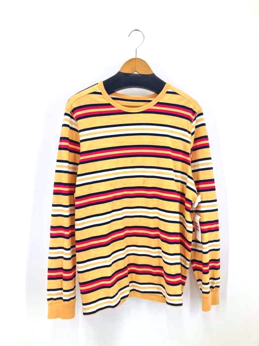 POP TRADING COMPANY(ポップトレーディングカンパニー) ボーダークルーネックTシャツ メンズ JPN：M