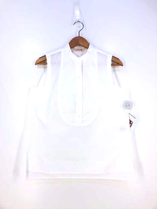 BACCA(バッカ) 22SS コットン ノースリーブボザムシャツ レディース JPN：36